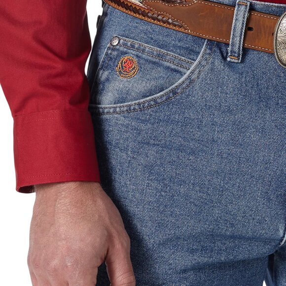 Wrangler 20X Regular Fit Jeans Men's Size 36x36 Premium Stonewashed Denim NWT - Picture 5 of 16